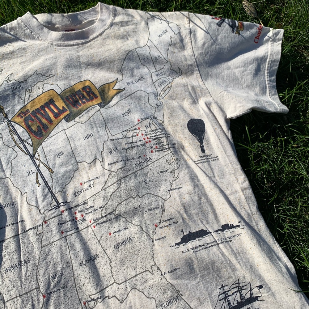 Civil War Double Sided Tee men’s Large